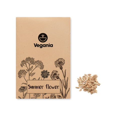 Sachet de graines de fleurs sauvages publicitaire