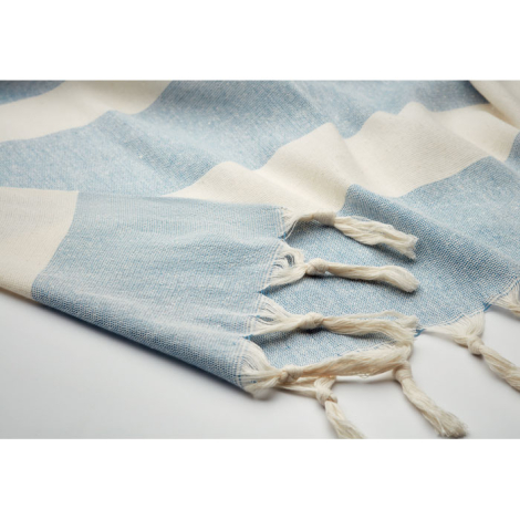 Fouta publicitaire en coton recyclé 140g AGOURA