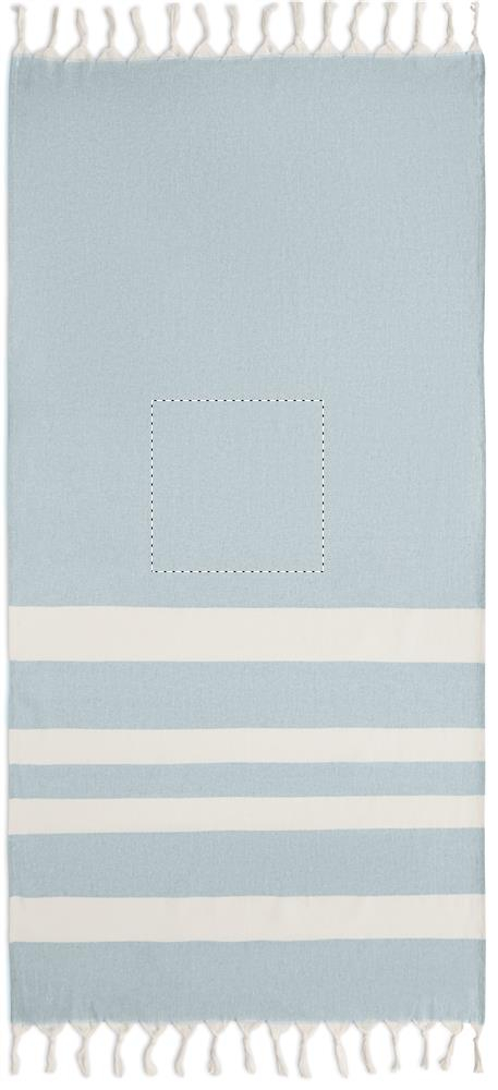 Centré devant - Broderie