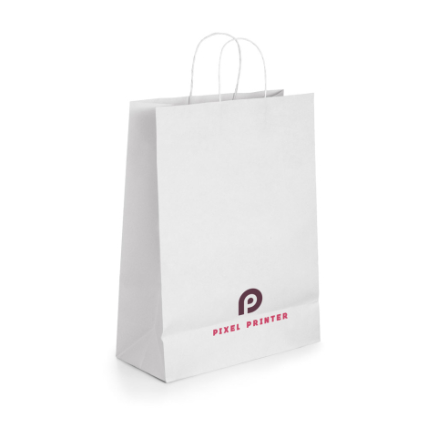 Sac en papier kraft publicitaire 23x18x80 cm CITADEL
