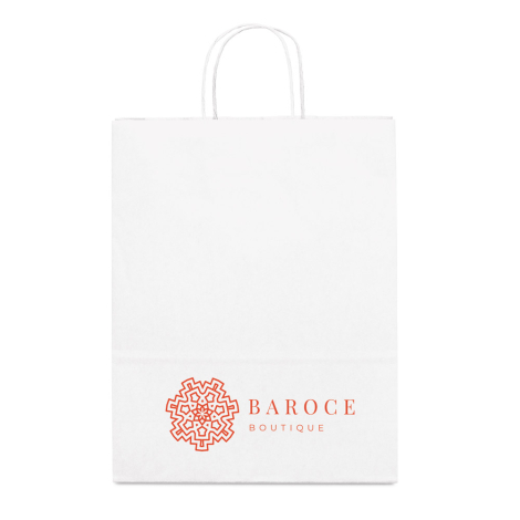 Sac papier kraft promotionnel 24x9x31 cm CABAZON