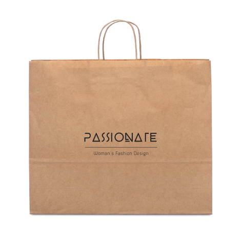 Sac personnalisé en papier kraft 40x12x36 cm KIRA