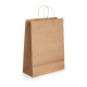 Sac en papier kraft personnalisé 18x8x23cm LEIA