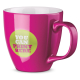 Mug en porcelaine personnalisable 450 ml PANTHONY