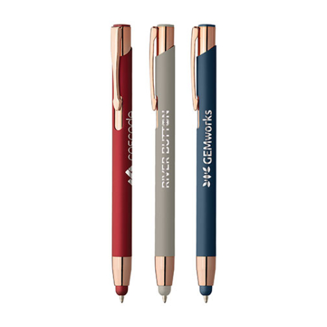 Stylo / stylet personnalisable - Crosby rose gold