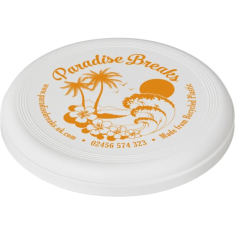 Frisbee publicitaire plastique recyclé Crest