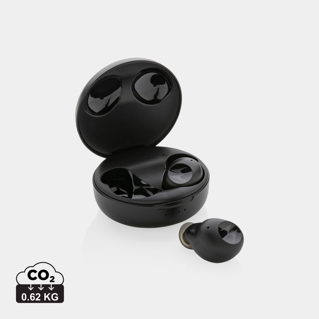 Oreillettes personnalisées Motorola IPX5 avec TWS Moto 150 Noir