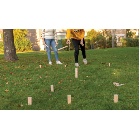 Jeu de Kubb publicitaire en bois