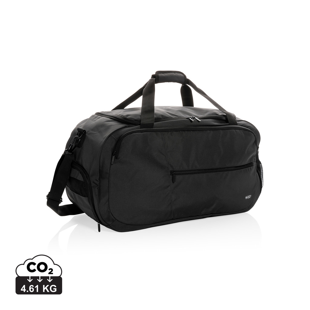 Sac de sport personnalisé en rPET Swiss Peak Noir