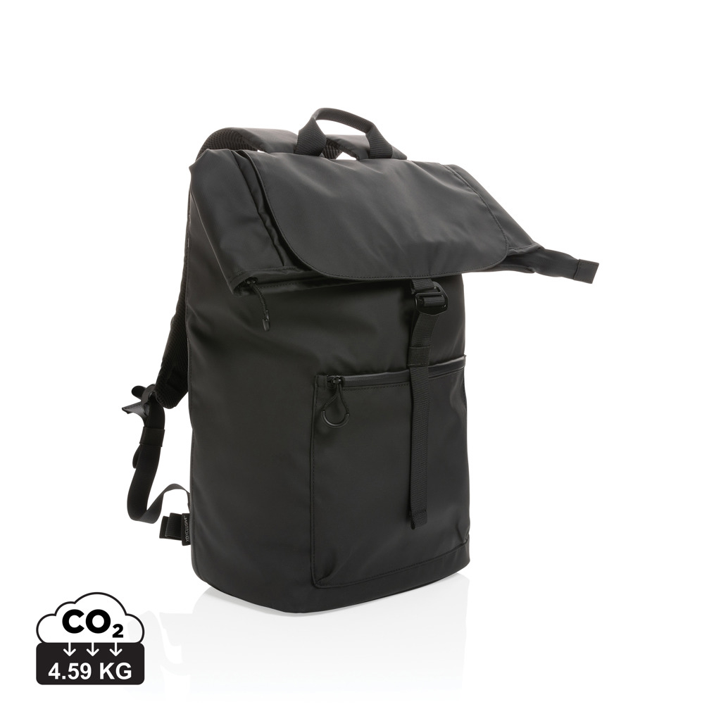Sac étanche publicitaire en rPET 20L Impact Noir