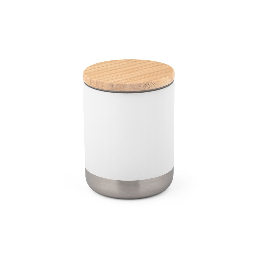 Verre en acier inoxydable personnalisable 370ml NORRE Blanc