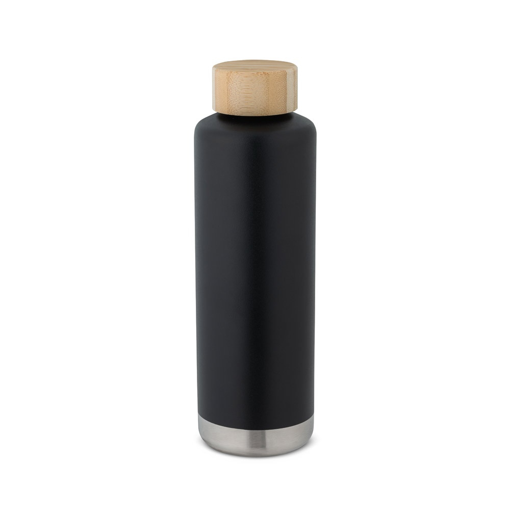 Bouteille en acier inoxydable personnalisable 640ml NORRE Noir