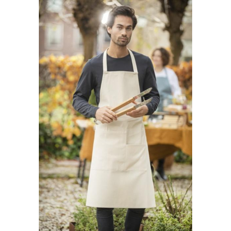 Tablier personnalisable en coton 280 g/m² Khana