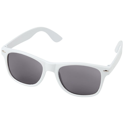 Lunettes de soleil personnalisables en rPET Sun Ray Blanc