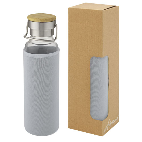 Bouteille personnalisée avec manchon 660 ml Thor Gris