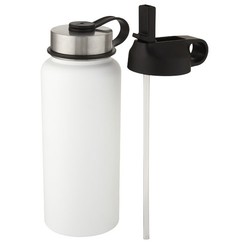 Bouteille de sport publicitaire isotherme 1L Supra Blanc