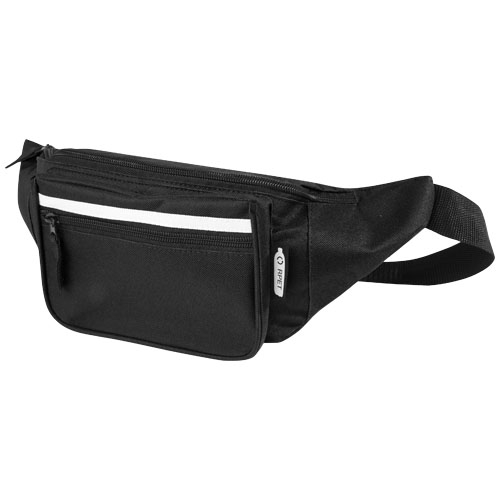 Sac banane publicitaire en RPET Journey Noir