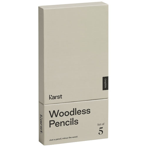 Ensemble de crayons graphite personnalisés 5 pièces K’arst® Gris