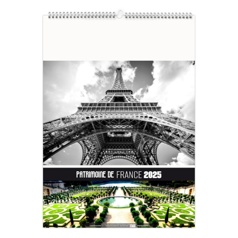 Calendrier illustré publicitaire - Patrimoine de France