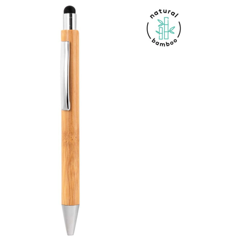 Stylo-stylet personnalisable en bambou - Gaze