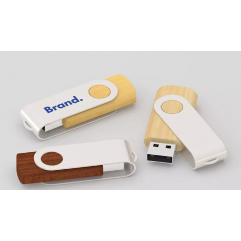 Clé USB publicitaire Twister Wood