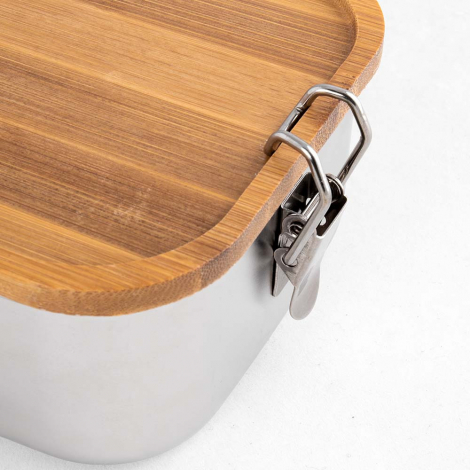 Lunch box personnalisée inox bambou - Papaya