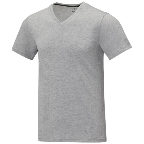 T-shirt personnalisé col V homme 160g - Somoto Gris