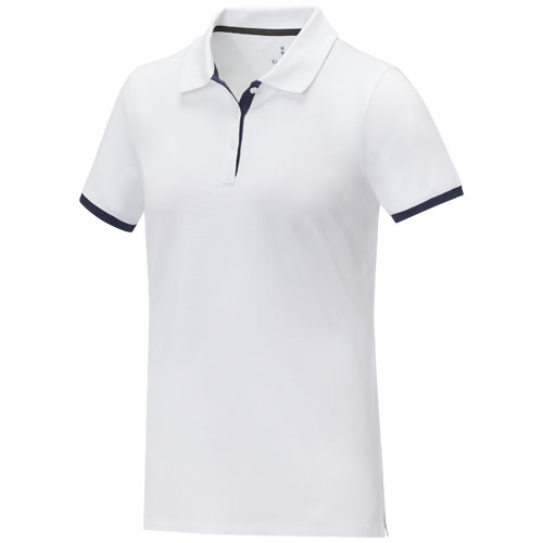 Polo personnalisé femme 200g - Morgan Blanc