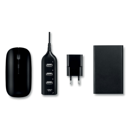 Coffret accessoires informatiques personnalisé 4000 mAh POWERSET