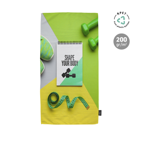 Serviette personnalisable en rPET - RPET PETIT