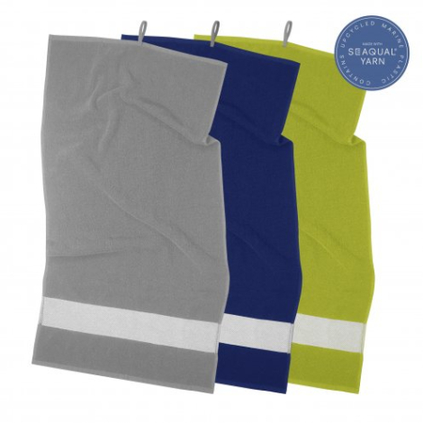 Serviette de sport personnalisable coton recyclé SEASPORT