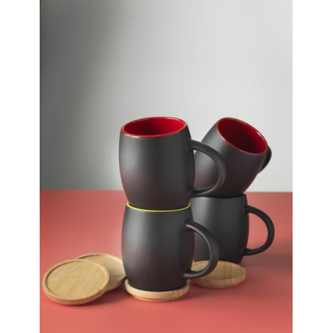 Mug publicitaire en céramique 400 ml - HEARTH