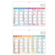 Calendrier bancaire publicitaire - PASTEL