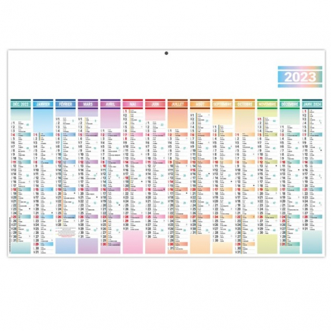 Calendrier bancaire publicitaire - PASTEL Calendrier bancaire publicitaire - PASTEL