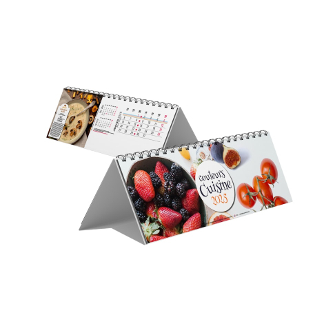 Chevalet bureau publicitaire 13 feuillets - Couleurs cuisine