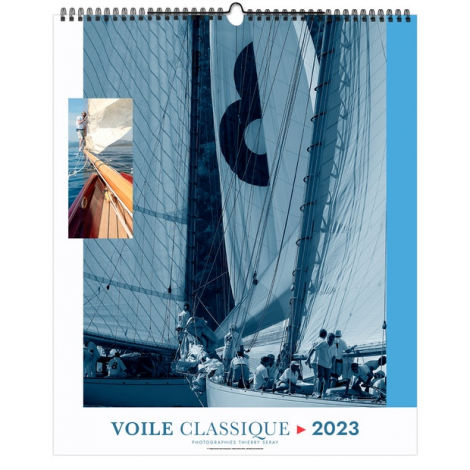 Calendrier illustré publicitaire - Voile classique