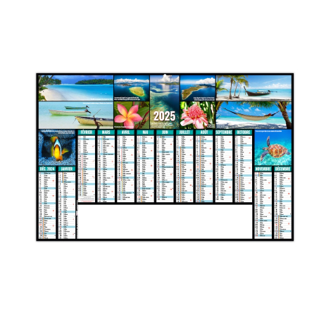 Calendrier bancaire personnalisable - ATOLLS