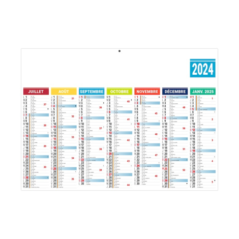 Calendrier bancaire personnalisable - ARLEQUIN