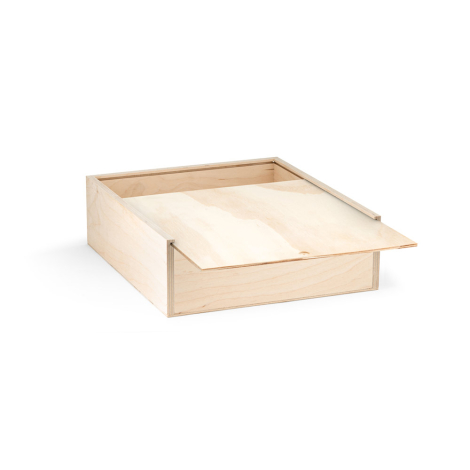 Coffret de présentation bois 33x29x10 cm BOXIE L