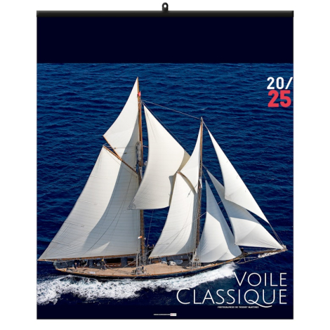 Calendrier illustré publicitaire - Voile classique