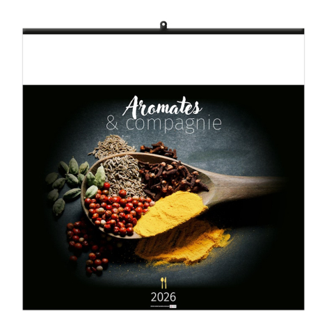 Calendrier illustré publicitaire - Aromates et compagnie
