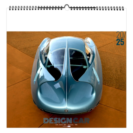 Calendrier illustré publicitaire - Design Car