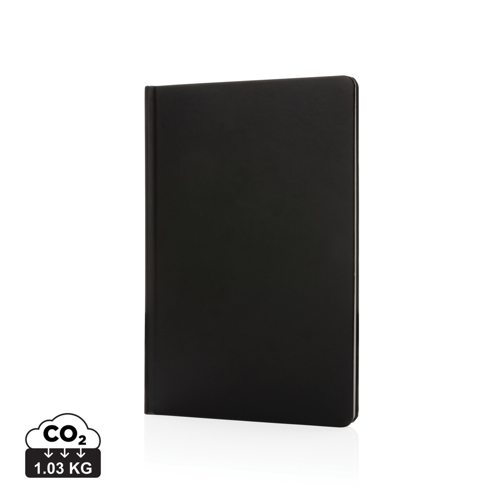 Carnet A5 personnalisé papier de pierre IMPACT Noir