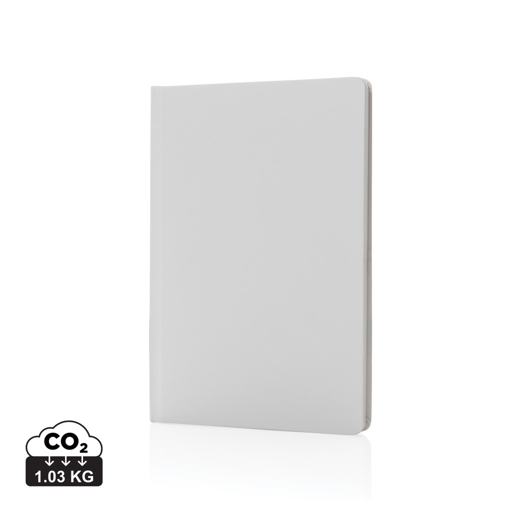 Carnet A5 personnalisé papier de pierre IMPACT Blanc