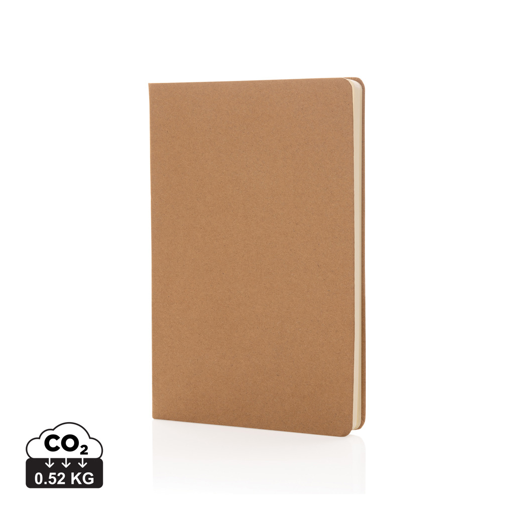 Carnet A5 à personnaliser couverture rigide Marron