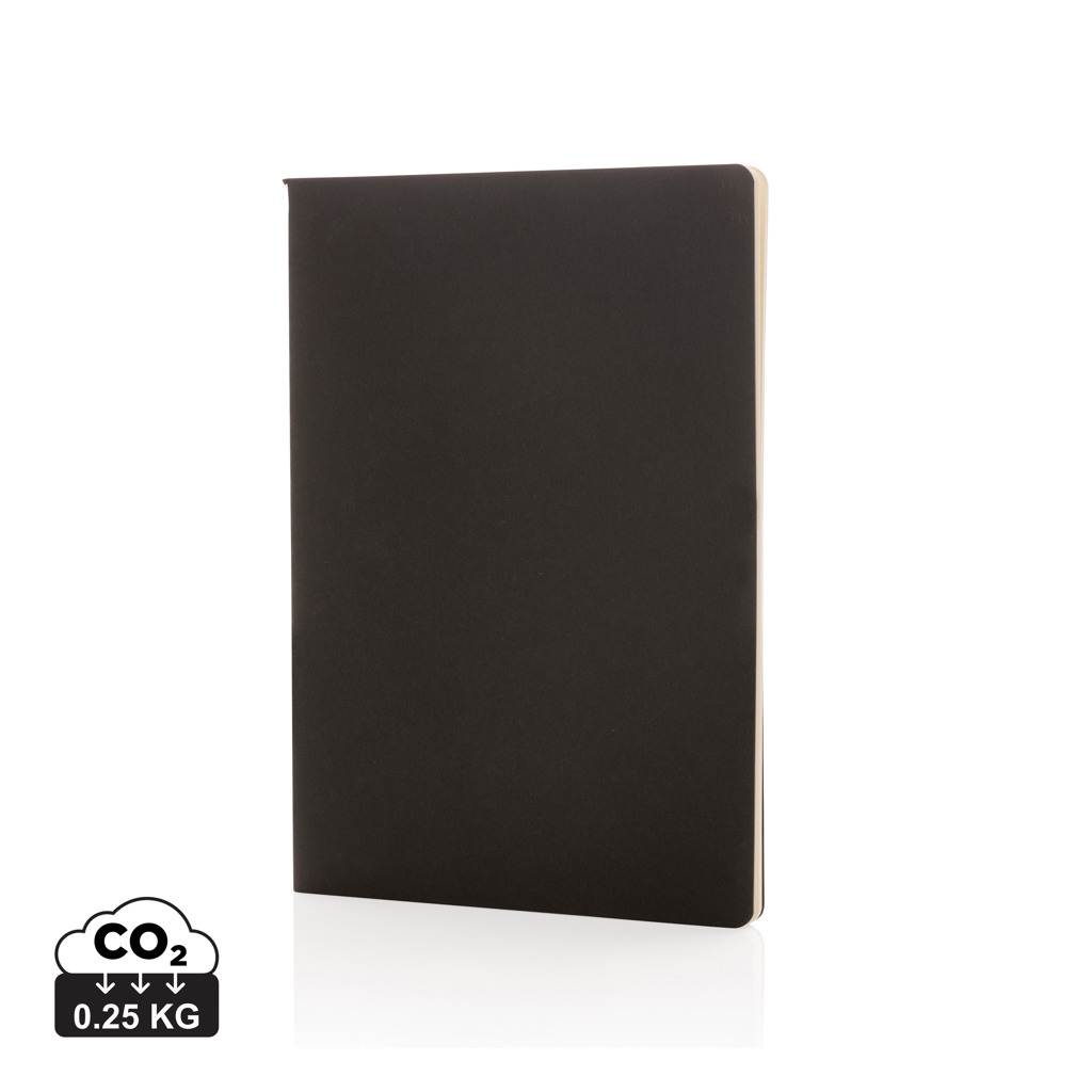 Carnet A5 personnalisable à couverture souple Noir