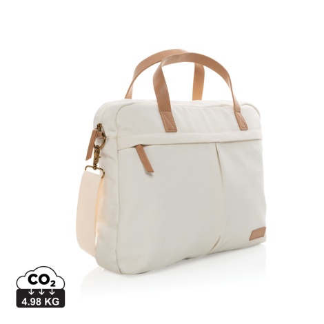 Sac ordinateur 15.6" personnalisé en toile recyclée Impact