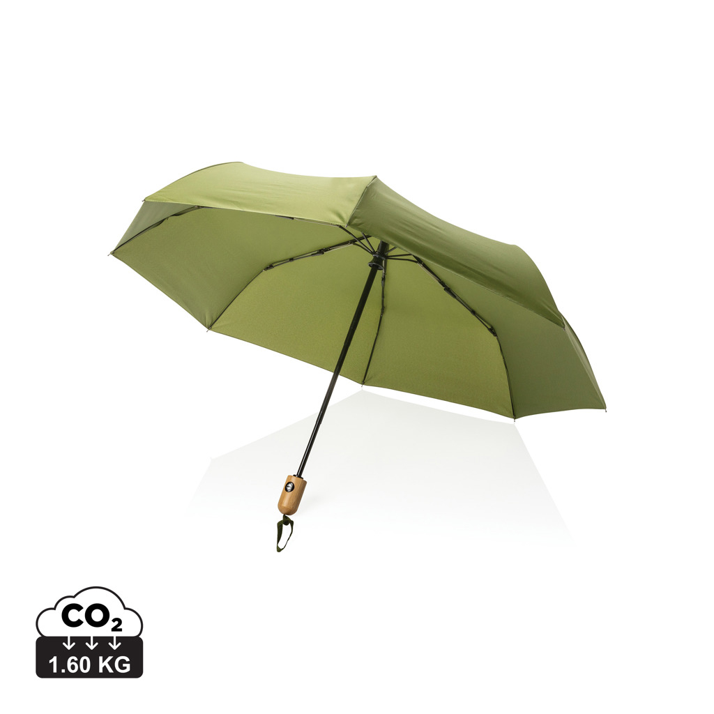 Parapluie personnalisé 21" rPET Impact Vert