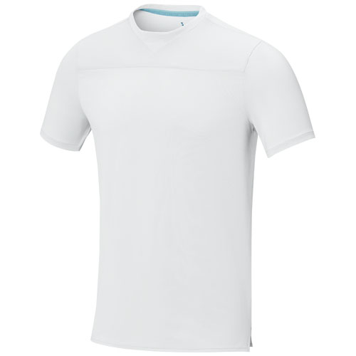 T-shirt personnalisé polyester recyclé homme 160g - Borax Blanc
