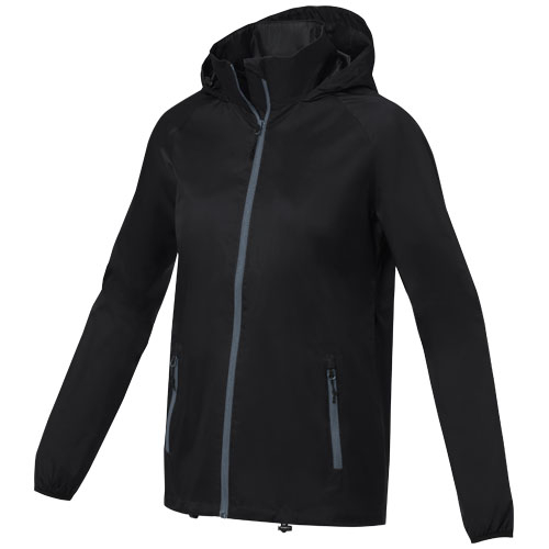 Veste pluie personnalisable et légère femme Dinlas Noir